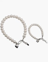 remarkable tiny silver forever in my heart mother daughter bracelets